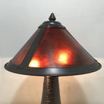 Modern Mission Brown Ceramic Table Lamp