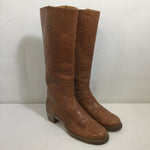 Frye Saddle Brown "Campus 14L" Calf-High Boots