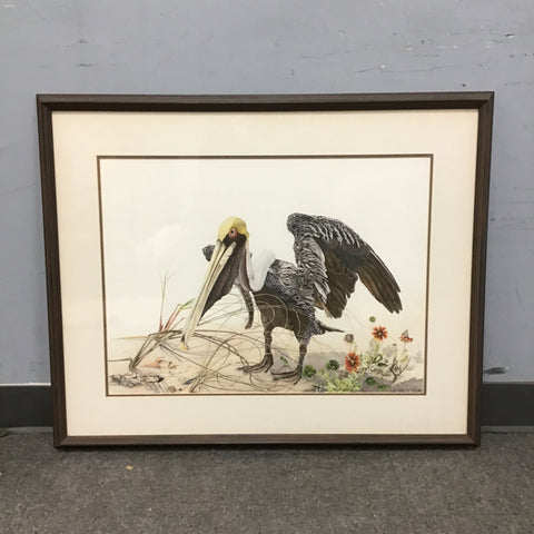 Signed Limited Edition Sallie Middleton Pelican Print