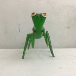 Handmade Alebrije Oaxacan Green Carved Wood Mantis