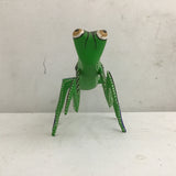 Handmade Alebrije Oaxacan Green Carved Wood Mantis