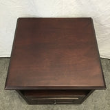 Pottery Barn Kids "Fillmore" Solid Tropical Wood 2-Tier Night Stand