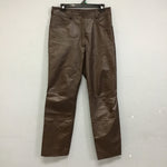 Vintage Brown Leather Pants