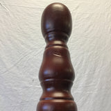 Modern Solid Tropical Wood 9-Hook Coat Tree
