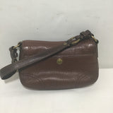 Coach Brown Leather "Chelsea" Turnlock Shoulder Bag