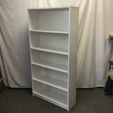 White Laminate 5-Tier Shelf