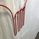 1999 IKEA SPRALLIG Red Metal Moose Coat Rack