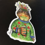 Cruz Illustrations "Otto Loves Mushrooms" Sticker