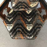 Vintage Mid-Century Turkish Modern Hexagonal Accent Chair