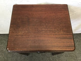 Vintage Federal Mahogany Veneer 1-Drawer Night Stand