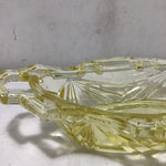 Vintage Indiana Glass Yellow Glass Pickle Bowl