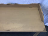 Vintage Tan-Painted 1-Drawer Writing Desk