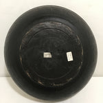 Set of 3 Vintage Decorative Black-Stained Tropical Wood Nesting Bowls