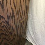 Vintage Medium-Stained Oak Veneer Wardrobe