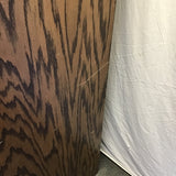 Vintage Medium-Stained Oak Veneer Wardrobe