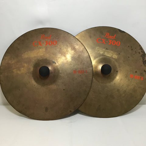 2pc Converted Pearl CX-300 Hi Hat Cymbals