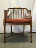 Vintage Regency Hekman Faux-Bamboo Accent Chair