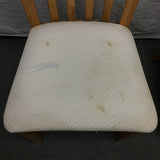 6pc Vintage Solid & Oak Veneer Dining Set