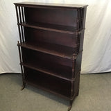 Vintage 5-Tier Mahogany Veneer Shelf
