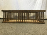 Vintage W.J. Carpenter Wood Rectangular Chicken Crate