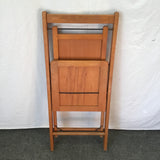 Vintage Craftsman Solid Maple Folding Chair