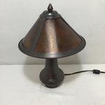 Modern Mission Brown Ceramic Table Lamp