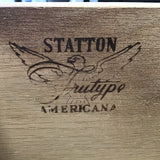 Vintage Federal Statton Solid Cherry 4-Drawer Dresser