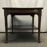 Vintage Stickley Solid Cherry 2-Tier End Table