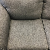 Modern Hughes Furn. Grey Upholstered 2-Cushion Loveseat