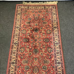 Modern Kashimar Red Floral 3x13.5 Runner