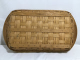 2002 Longaberger Woven Solid Maple Tray Basket