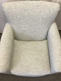 Contemporary England Furniture "Jakson" Grey Upholstered Swivel Armchair