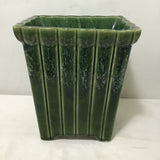 Vintage MC Upco Green Ceramic Planter