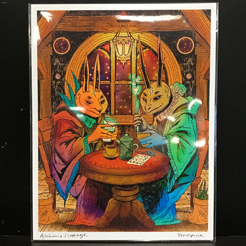 Yen Ospina "Alchimia/Cottage" 8.5x11 Signed Art Print
