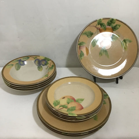 12pc Service for 4 PTS Intl Interiors Newbury Dish Set