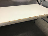 Modern White Laminate Folding Computer Desk