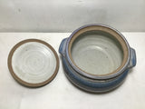 Signed David Kingbury Blue/Purple Ceramic Lidded Pot