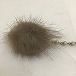Vintage Rabbit Fur & Pearl Sweater Clip