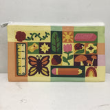 Rachel Feirman Patchwork Canvas Zipper Pouch