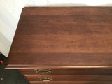 Vintage Federal Statton Solid Cherry 4-Drawer Dresser