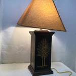 Modern Mid-Century Tree Stencil Table Lamp