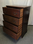 Vintage Finch Fine Furniture Solid Walnut 4-Drawer Chest of Drawers