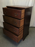 Vintage Finch Fine Furniture Solid Walnut 4-Drawer Chest of Drawers