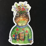 Cruz Illustrations "Otto Loves Mushrooms" Sticker