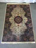 Vintage Zaferan Floral 6x8 Area Rug