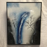 Signed Original Waterfall Art by Karl Gesslein