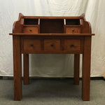 Contemporary Craftsman Oak Grove Woodworking Custom Solid Oak Writing Desk