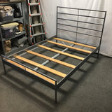 Discontinued IKEA HEIMDAL Grey Metal Full Platform Bed