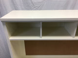 Contemporary Pottery Barn Teen White "Beadboard Space-Saving" Hutch Desk
