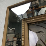 Vintage Mirror-Framed Original Crane Silk Screen Print